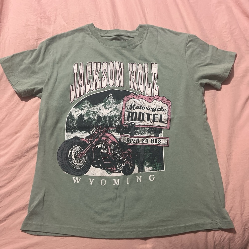 Jackson Hole Green T Shirt